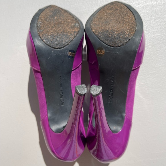 BCBGeneration Purple Heels Size 8 - Picture 8 of 11